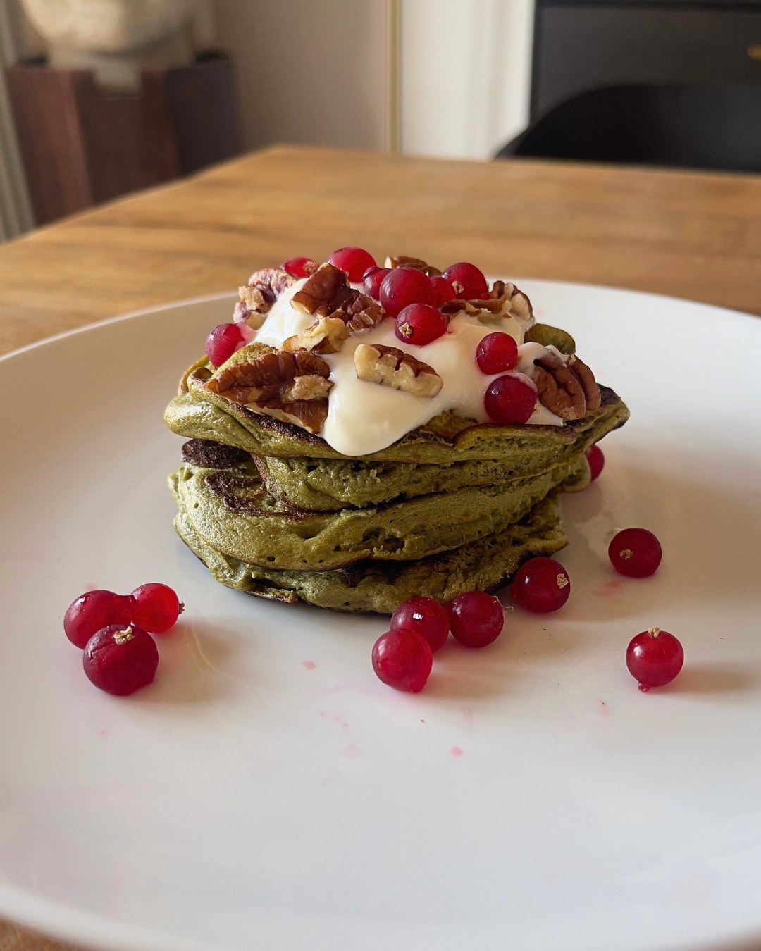 Green Protein Pancakes