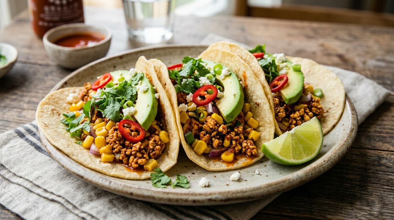 Sriracha Tofu Tacos